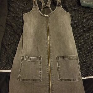 Black denim Hollister dress- Size S
